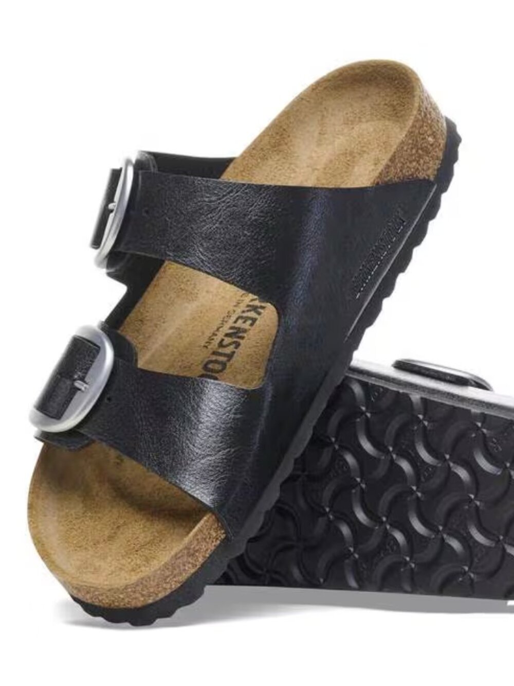NWT Birkenstock Women's Arizona Big Buckle Black Licorice 38